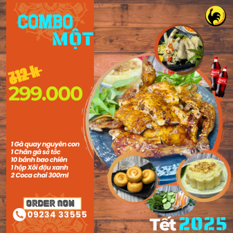 Gà Quay Combo Một